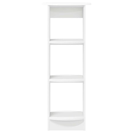 Bijzetkast Wit 40 x 40 x 100 cm Geconstrueerd hout 3