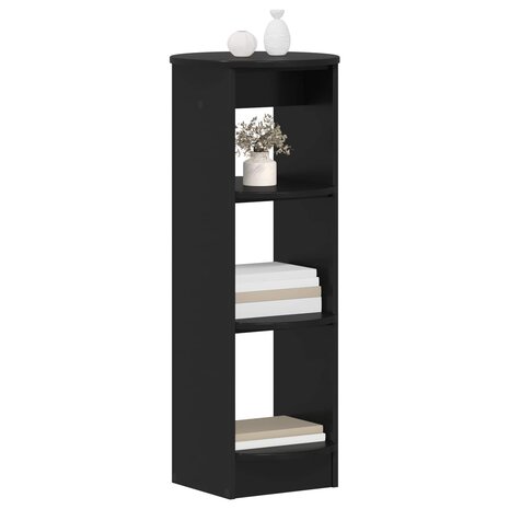 Bijzetkast Zwart 40 x 40 x 100 cm Geconstrueerd hout 2