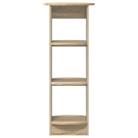 Bijzetkast Sonoma Eiken 40 x 40 x 100 cm Geconstrueerd hout 3