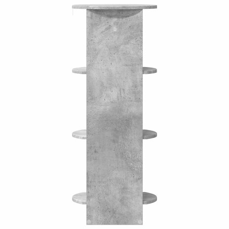 Bijzetkast Beton Grijs 40 x 40 x 100 cm Geconstrueerd hout 4