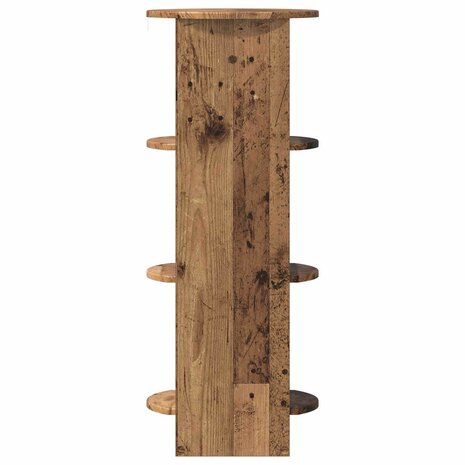 Bijzetkast Oudhout 40 x 40 x 100 cm Geconstrueerd hout 4