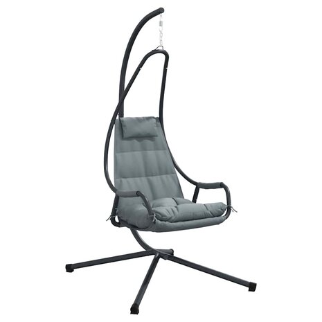 Egg hangstoel Antraciet 94 x 107 x 196,5 cm Staal 2