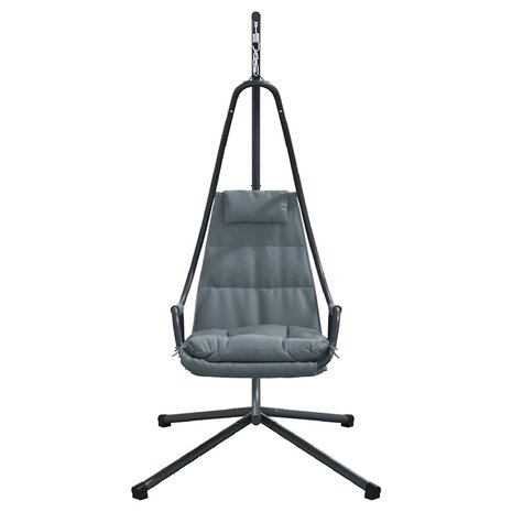 Egg hangstoel Antraciet 94 x 107 x 196,5 cm Staal 5
