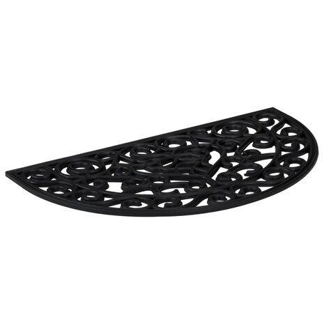 Deurmat halfrond 45x75 cm rubber 2
