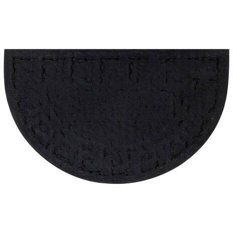 Deurmat halfrond 45x75 cm rubber en kokosvezel 3