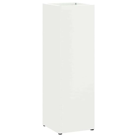 Paraplustandaard met opslag Wit 15,5 x 15,5 x 49 cm Metaal 2