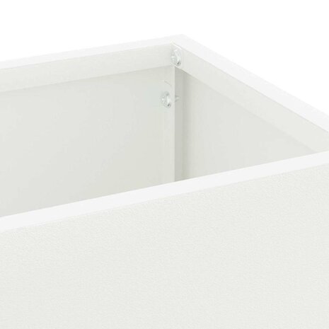 Paraplustandaard met opslag Wit 15,5 x 15,5 x 49 cm Metaal 5