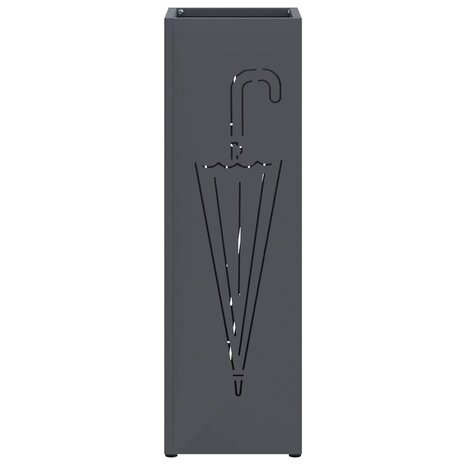 Paraplustandaard Antraciet 15,5 x 15,5 x 49 cm Metaal 4