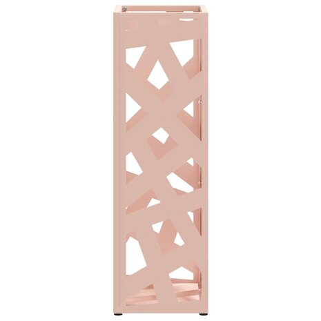 Paraplustandaard met opslag Roze 15,5 x 15,5 x 49 cm Metaal 4