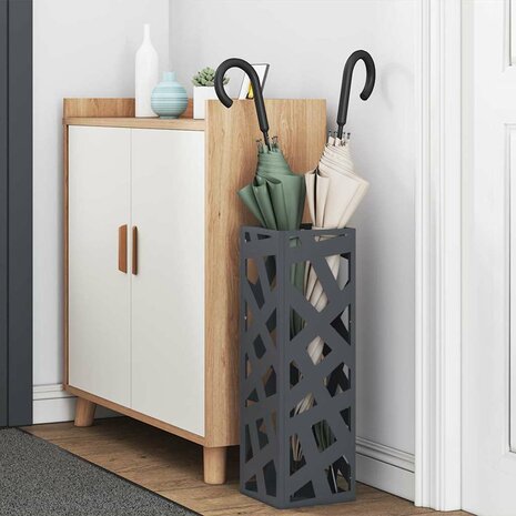 Paraplustandaard Antraciet 15,5 x 15,5 x 49 cm Metaal 3