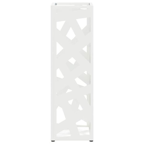 Paraplustandaard met opslag Wit 15,5 x 15,5 x 49 cm Metaal 4