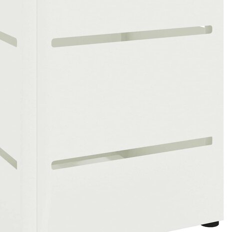 Paraplustandaard met opslag Wit 15,5 x 15,5 x 49 cm Staal 6