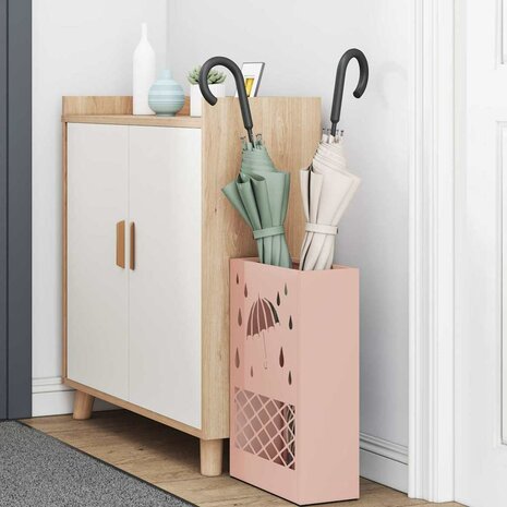 Paraplustandaard Roze 28 x 12 x 41 cm Staal 3