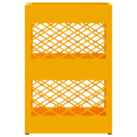 Paraplustandaard Mosterdgeel 28 x 12 x 41 cm Staal 4