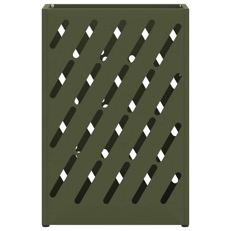 Paraplustandaard Olijfgroen 28 x 12 x 41 cm Staal 4