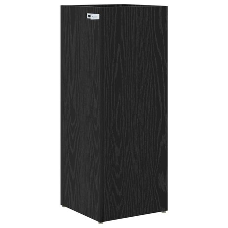 Paraplustandaard Zwart Eiken 25 x 24,5 x 64 cm Bewerkt hout 7