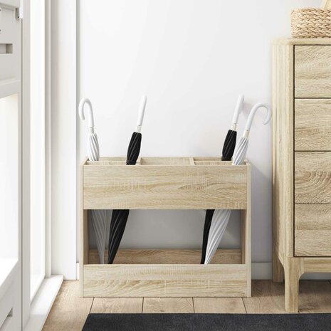 Paraplustandaard Sonoma Eiken 65 x 24 x 50 cm Bewerkt hout 4