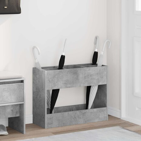 Paraplustandaard Beton Grijs 65 x 24 x 50 cm Bewerkt hout 1