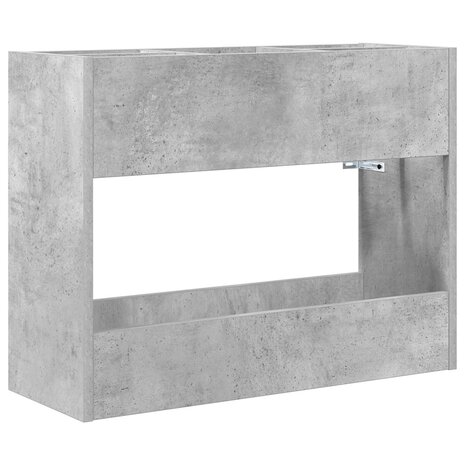 Paraplustandaard Beton Grijs 65 x 24 x 50 cm Bewerkt hout 2