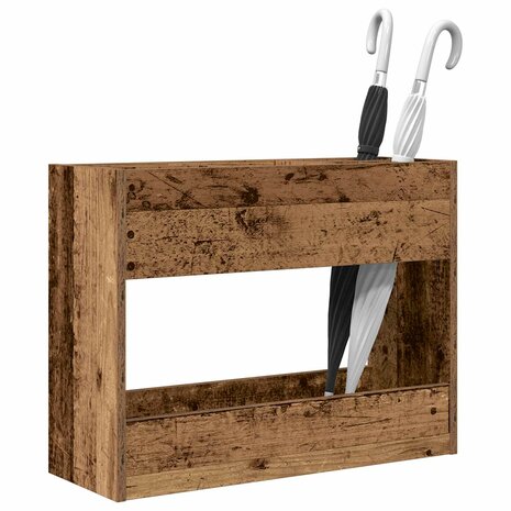 Paraplustandaard Oudhout 65 x 24 x 50 cm Bewerkt hout 3