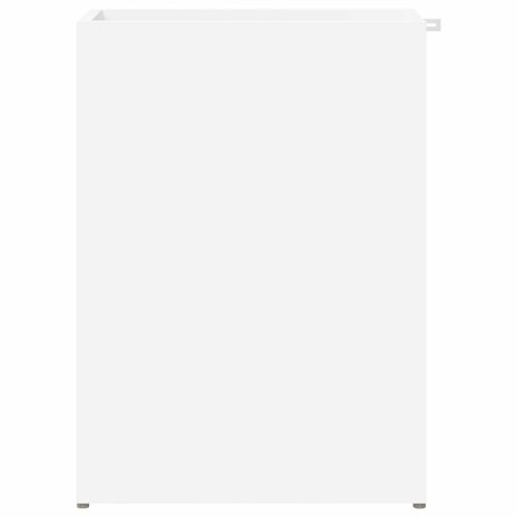 Paraplustandaard met opslag Wit 40 x 20 x 55,5 cm Bewerkt hout 5