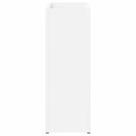 Paraplustandaard met opslag Wit 40 x 20 x 55,5 cm Bewerkt hout 6