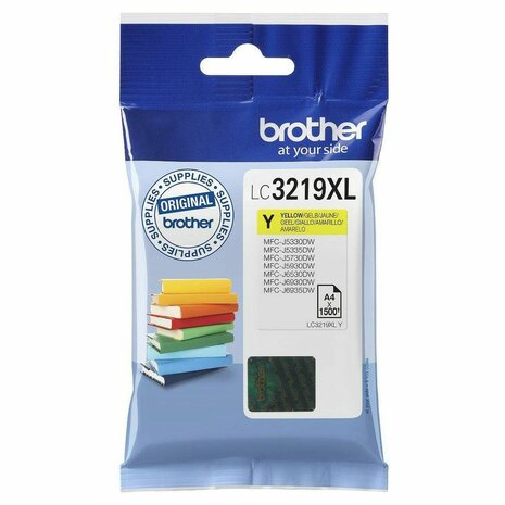 Compatibele inktcartridge Brother LC-3219XLY Geel 1