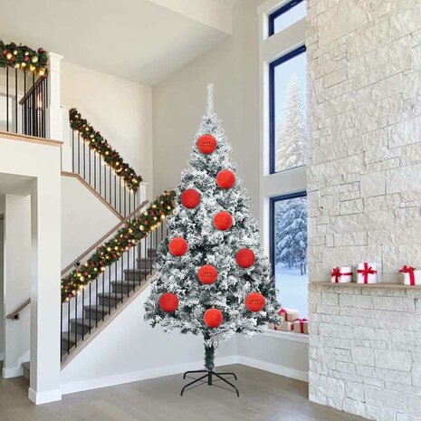 Kerstbal Set XXL 3 pcs Rood Kunststof 1