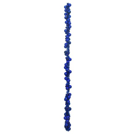 Kerstbal Guirlande Blauw 186 cm Polystyreen 4