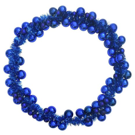 Kerstbal Guirlande Blauw 186 cm Polystyreen 5
