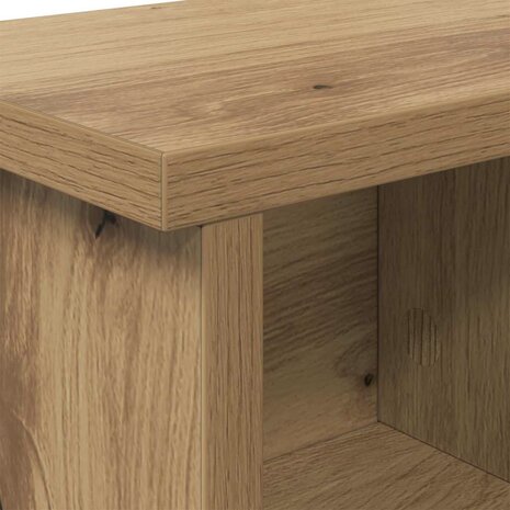 Wandgemonteerde kapstok met plank Artisan Eiken 50 x 16 x 26 cm 8