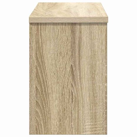 Wandgemonteerde kapstok met plank Sonoma Eiken 50 x 20 x 30 cm 7