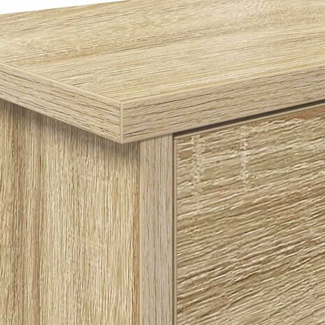 Wandgemonteerde kapstok met plank Sonoma Eiken 50 x 20 x 30 cm 9
