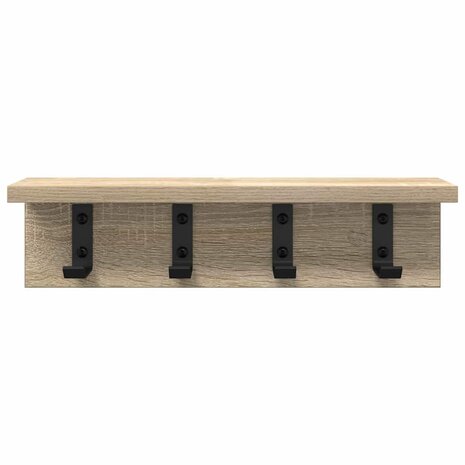 Wandgemonteerde kapstok Sonoma Eiken 40 x 10,5 x 10,5 cm 5