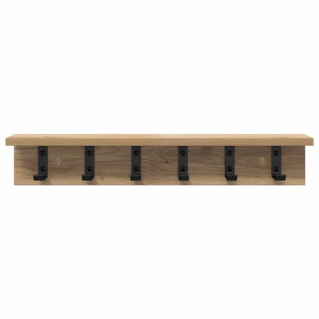 Wandgemonteerde kapstok Artisan Eiken 60 x 10,5 x 10,5 cm 5