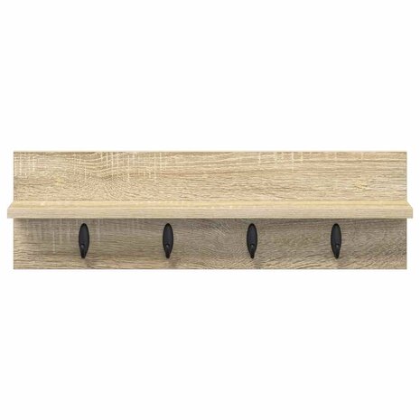 Wandgemonteerde kapstok Sonoma Eiken 60 x 10,5 x 18 cm 5