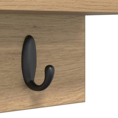 Wandgemonteerde kapstok Artisan Eiken 60 x 10,5 x 18 cm 9