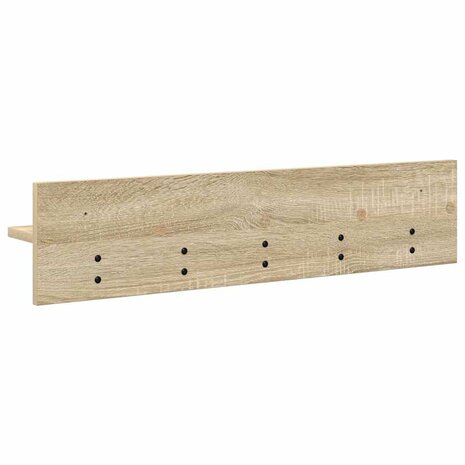 Wandgemonteerde kapstok Sonoma Eiken 80 x 10,5 x 18 cm 7