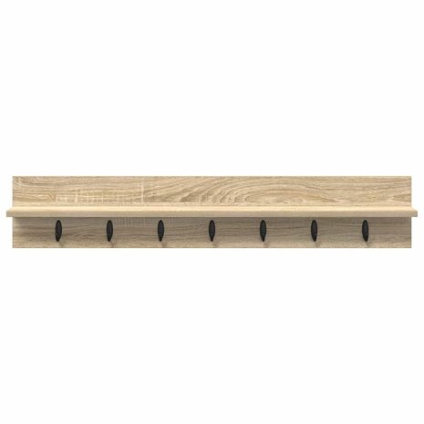 Wandgemonteerde kapstok Sonoma Eiken 100 x 10,5 x 18 cm 5