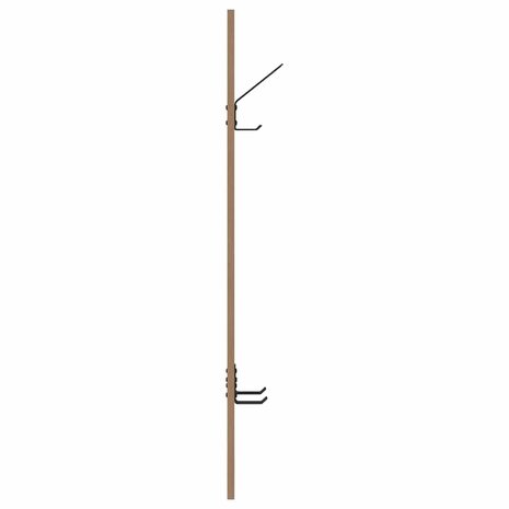 Wandgemonteerde kapstok Artisan Eiken 20 x 1,5 x 100 cm 6