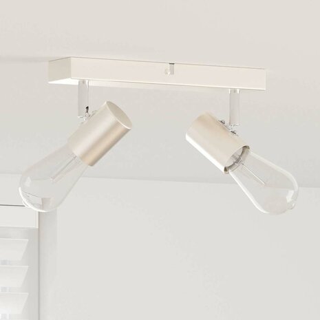 Plafondspot Nikkel 26 x 6,5 x 11,5 cm Metaal 1