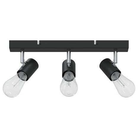 Plafondspot Zwart 38 x 6,5 x 11,5 cm Metaal 3