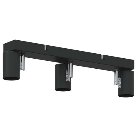 Plafondspot Zwart 38 x 6,5 x 11,5 cm Metaal 5
