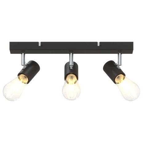 Plafondspot Zwart 38 x 6,5 x 11,5 cm Metaal 11