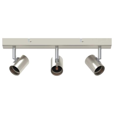 Plafondspot Nikkel 38 x 6,5 x 11,5 cm Metaal 2