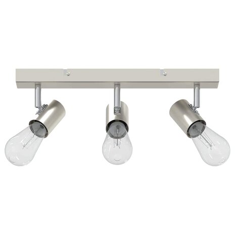 Plafondspot Nikkel 38 x 6,5 x 11,5 cm Metaal 3