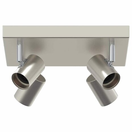 Plafondspot Nikkel 26,5 x 26 x 11,5 cm Metaal 2