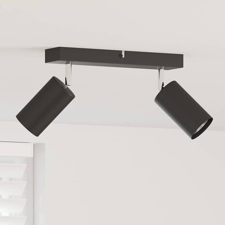 Plafondspot Zwart 26 x 6 x 16 cm Metaal 1