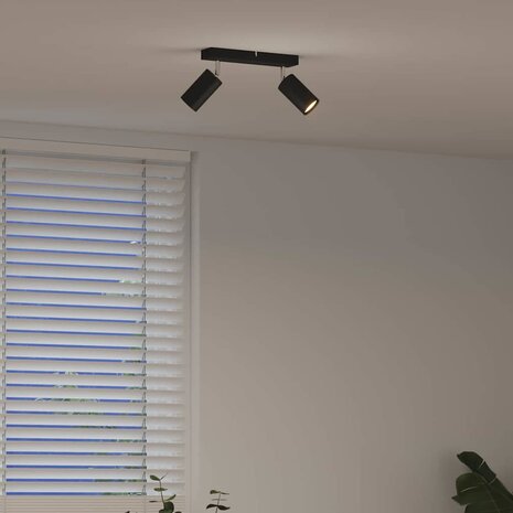 Plafondspot Zwart 26 x 6 x 16 cm Metaal 4
