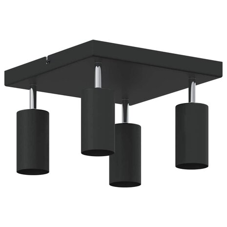 Plafondspot Zwart 26 x 26 x 16 cm Metaal 5